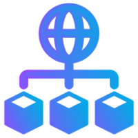 Icone infrastructure hybride